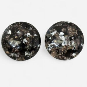 Vintage marble/confetti looking post back earrings.